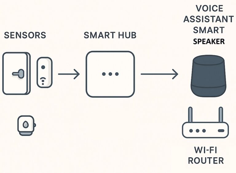 Smart Living Connectivity Diagram